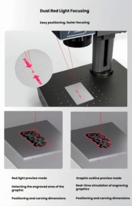 Máquina de Marcado Láser CNC Portátil de Escritorio de 20W 30W, Mini Grabador Láser de Fibra Industrial para Grabado de Metal, Compatible con DXF/<span class=keywords><strong>BMP</strong></span>/AI/_dst_ - Product Image 5