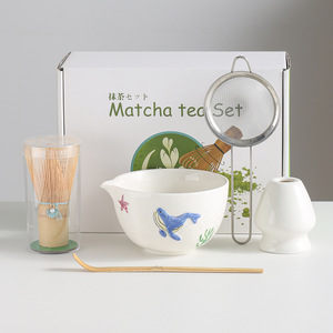 Juego <span class=keywords><strong>de</strong></span> Batidores <span class=keywords><strong>de</strong></span> Matcha JY en Stock, Juego Moderno <span class=keywords><strong>de</strong></span> Cerámica Japonesa <span class=keywords><strong>de</strong></span> 4 Piezas - Product Image 1