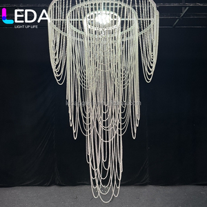 LEDA New Wedding Props Acrylic Crystal Bead Curtain <b>Branch</b> Pendant Showcase Stage Wedding Venue Decoration <b>Lights</b> - Product Image 6