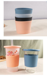 Manchon en silicone réutilisable résistant à la chaleur avec logo personnalisé, manchon multi-usages en silicone pour bouteille d'eau, pour la maison et la cuisine - Product Image 4