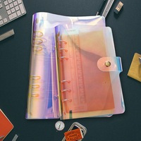 A5 A6 A7 6 Ringe Binder Lose blatt binder 6-Loch Laser Spiral Notebook Cover Datei Ordner Buch für Schul bürobedarf