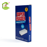 Mousse de mélamine Nano forme personnalisée gomme fabriquée en chine absorbant l'eau nettoyage de sol éponge magique blanche
