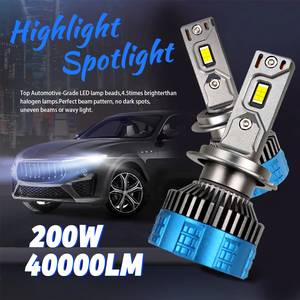 <span class=keywords><strong>Bombillas</strong></span> LED para Faros Delanteros de Coche F8 Pro de Alta Potencia, Diseño Nuevo de Fábrica, 200W 40000LM, H7 H11 H4 - Product Image 2