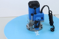 SEMPROX SER1201 Défonceuse Électrique Portative 220V pour le Travail du Bois, le Défonceage, la Gravure, le Fraisage et le Rainurage, pour Bricolage Domestique