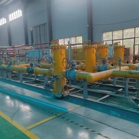 Station de réduction industrielle certifiée ISO pour la régulation, le dosage et l'odorisation du gaz, avec débit de 100-15000 Nm/h