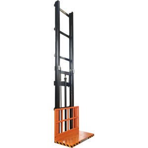 Elevador hidráulico de riel de guía con barandilla de seguridad Herramienta de elevación de carga para talleres y fábricas - Product Image 3