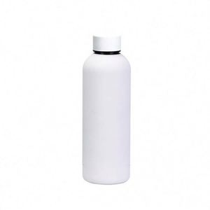 500Ml 1000Ml 18/8 Food Grade 304 Stainless Steel Small Mouth Cute Insulated Water <b>Bottles</b> With Silicone Handle Ring - Product Image 1