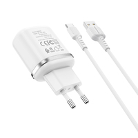 Chargeur rapide BOROFONE BA36A à port unique QC3.0 haute vitesse (UE)