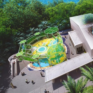Parcours d'aventure en corde multi-étages moderne et luxueux sur mesure, toboggan en spirale en acier inoxydable 304, équipements <span class=keywords><strong>de</strong></span> terrain <span class=keywords><strong>de</strong></span> jeux extérieur - Product Image 5