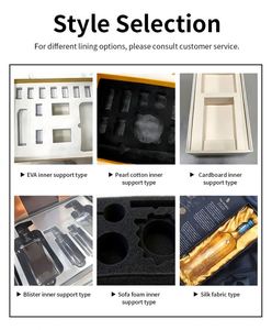 Boîtes cadeaux magnétiques de luxe personnalisées avec emballage écologique pour bijoux, montres, chaussettes et fourrures - Emballage haut de gamme unisexe - Product Image 4