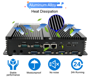 Công Nghiệp Mini PC Win10 Với Dual Core I5 4200U 5200U 2 * Lans 6 * COM USB Micro Máy Tính <span class=keywords><strong>Linux</strong></span> - Product Image 4