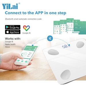 Báscula de Baño Digital Inteligente Yilai para Medir <span class=keywords><strong>Peso</strong></span>, Grasa <span class=keywords><strong>Corporal</strong></span> y Porcentaje de Grasa - Product Image 2