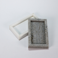 Plateaux simples en marbre sculpté sur mesure pour la maison pour exposer les desserts bijoux colliers stockage dans le salon ou la salle de bain