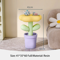 Dekorasi Rumah Kreatif Lucu Hiasan Meja Tulip Resin Bunga Tulip Alas Meja Kopi Tulip untuk Dekorasi Rumah Kerajinan Resin