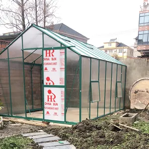 Lanyu PC UV Coating Polycarbonate Greenhouses Agriculture Projects