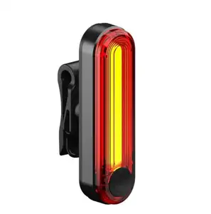 Новинка 2021, лидер продаж, водонепроницаемый задний фонарь для велосипеда, перезаряжаемый от USB алюминиевый фонарь высокой яркости, суперъяркий задний фонарь для велосипеда