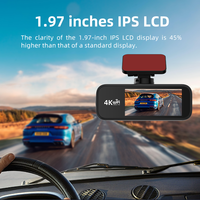 Perekam DVR Mobil Lensa Ganda dengan Kamera Depan 4K dan Belakang 1080P Layar IPS Perekam Loop dengan Harga Bersaing