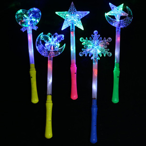 Bâtons lumineux LED clignotants en plastique en gros, poignées de <span class=keywords><strong>sabre</strong></span> <span class=keywords><strong>laser</strong></span>, jouets pour enfants, ballons Bobo, cadeaux de fête et de carnaval, 60+ ans - Product Image 4