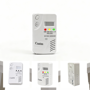 Gaz dedektörü sesli uyarı mutfak Alarm kiti yanıcı doğal LCD ekran gaz kaçak sensörü metan alarmı - Product Image 6