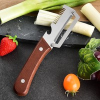 Magische handmatige schilmes, aardappelrasp, groenteschiller, grote rasp, lente-ui snijder, keukenhulp - multifunctioneel roestvrij staal