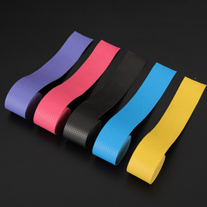 Tennis And Badminton Racket Grip <b>Tape</b> Anti Slip Cushioning Breathable Sweat Absorbing Self Adhesive Handle Wrap Blue Black Red - Product Image 2