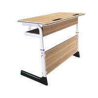 Bureaux et chaises relevables modernes pour étudiants, en bois, à hauteur réglable, pour usage scolaire (vente en gros)