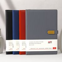 Nouveau Style fournitures de bureau scolaire serrure journal cahier Logo agendas en cuir planificateur Pu cahier en cuir