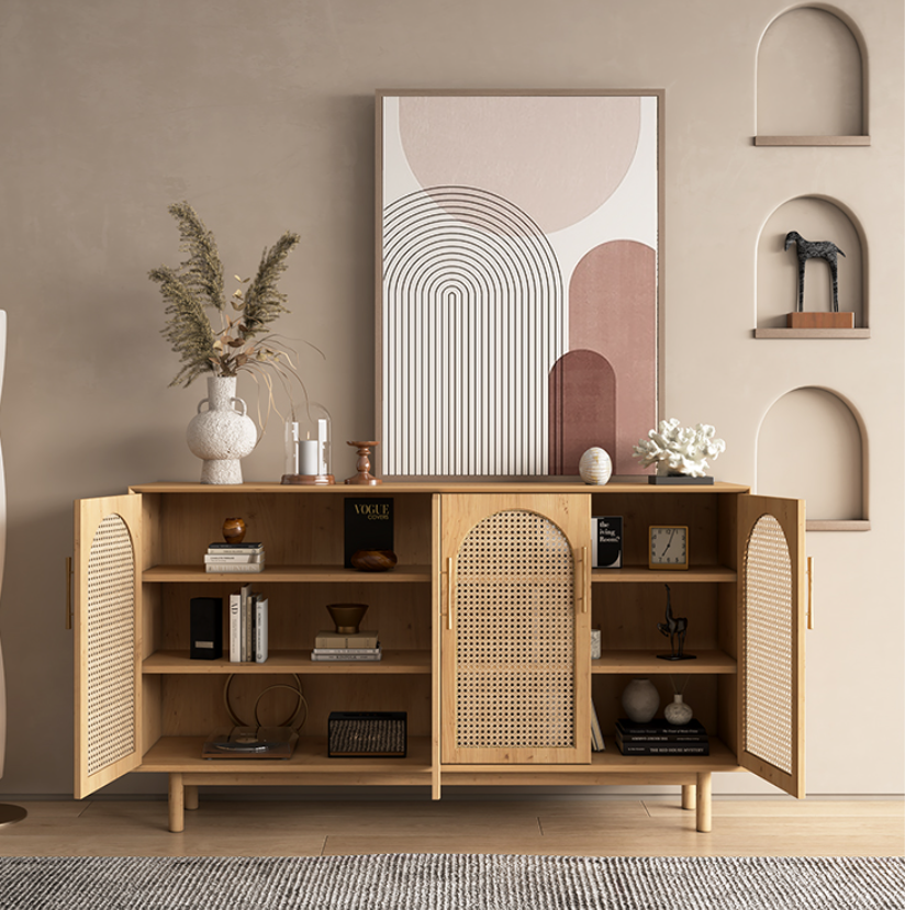 teak wood cabinet