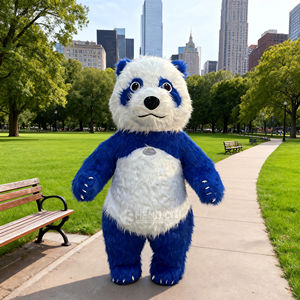 Shengchi MOQ1 Pc 2メートルカスタムパンダプレイコスチュームコスプレパンダぬいぐるみ大人用ファースーツステージパフォーマンススーツ - Product Image 2