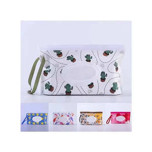 Sac à lingettes humides à motif de dessin animé EVA, fournitures écologiques pour nourrissons, conteneur de lingettes portables, étui de nettoyage pour lingettes réutilisables - Product Image 6