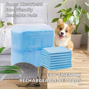 Almohadillas de Entrenamiento para Mascotas Hechas a Medida, Súper Absorbentes y a Prueba de Fugas, con Iconos y Logotipos Personalizados, OEM ODM - Product Image 2