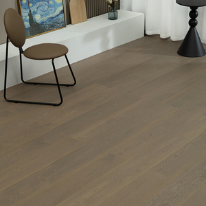 Parquet en bois d'ingénierie multicouche en chêne brossé, finition brillante, qualité AB, système T&G, 20 mm, pour intérieur, idéal pour bar à domicile - Product Image 2