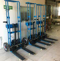 Carretilla Elevadora Hidráulica Eléctrica Semiautomática Personalizable de 300 kg para Almacenes y Obras de Construcción