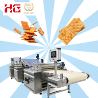 Ligne de production complète pour la fabrication de tous types de biscuits avec laminoir à pâte et mélangeur, capacité de 100 kg à 1500 kg/heure