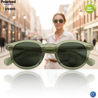 VISION PLUS Lunettes de soleil en acétate Lunettes de soleil ovales Lunettes de soleil avec protection UV Lunettes de soleil polarisées Lunettes de soleil unisexes Lunettes de soleil de créateur Luxe