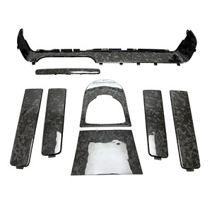 Forged Carbon Glossy Twill Weave Replacement <b>Interiors</b> for G Wagon W464 G63 G500 2019-2024 <b>Car</b> <b>Interior</b> Decorative - Product Image 1