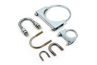 Collier de serrage en U en acier inoxydable de 2.0, 3.0, 3.5 pouces ou sur mesure avec rondelles et écrous – Collier de serrage en U pour usage industriel