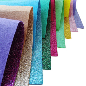 Nhà Máy Bán buôn thủ công long lanh cảm thấy vải với 20x30cm Kích thước 10 cái mỗi gói bán - Product Image 2