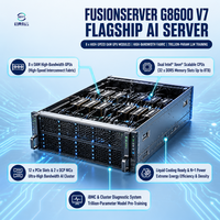 Serveur IA FusionServer G8600 V7 8U avec 8 modules GPU, châssis sans câbles, 12 PCIe, Intel Xeon