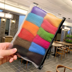 Пастельные цветные детские резинки для волос для девочек, полотенце, махровая ткань, Набор резинок для волос - Product Image 4