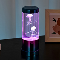Nouvellement petite fête enfants rotondité couleur glaçure en plastique base enfant cadeau maison fête décor led méduse lumière