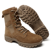 Bottes de sécurité légères en cuir suédé pour hommes, semelle intermédiaire en fibre aramide, semelle en caoutchouc durable