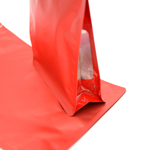 Gói 10X20 + 6Cm Màu Mờ Túi Đứng Túi Đựng Thực Phẩm Có Cửa Sổ - Product Image 2