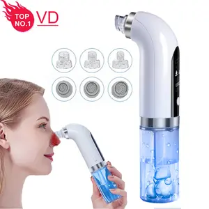 Black Head Pore Cleanser Machine Elektrische Zuigkracht Gezicht Neus Mee-Eter Verwijderaar Vacuüm Met Watertank