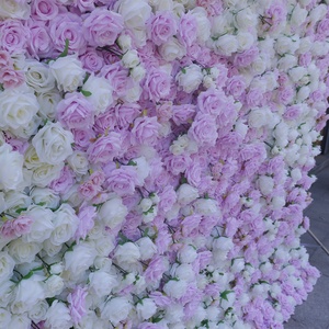 Customized Fake Flower Birthday Wedding Party <b>Decorative</b> Background <b>Walls</b> Realistic Peony Flower Background <b>Wall</b> <b>Decorations</b> - Product Image 4