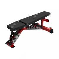 Banc de musculation réglable en acier inoxydable commercial pour l'entraînement du dos et des triceps - Équipement de musculation universel