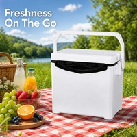 Glacière isotherme portable - Glacière en polypropylène haute performance pour le camping, la plage et les pique-niques