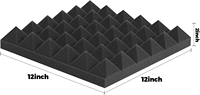 Factory Direct Sales Selbst klebende Akustik platten 50x50 Pyramiden schaum Schall dichte Akustik wand KTV Recording Studio Foam