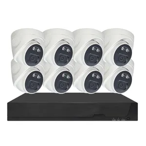 Nuovo design più venduto 8 canali Full HD IP POE 4MP Dome Indoor XMEYE APP sistema di telecamere di sicurezza CCTV sistema di telecamere cctv poe