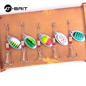 Lames cloche forme métal cuillère Spinner pêche Spinner leurres avec hameçons aigus 6cm 3g Luia rotatif métal paillettes bionique appât - Product Image 4